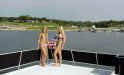 Winners in the 51st Annual Lake Whitney Pageant appear at the Lake Whitney Marina @ Juniper Cove (left to right: Ashley Boyd, Joshua, Miss Teen Lake Whitney USA; Christi Nichols, West, Miss Lake Whitney USA).