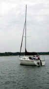 Sailboat at Lake Whitney Marina