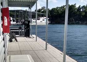 Store dock at Lake Whitney Marina